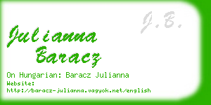 julianna baracz business card